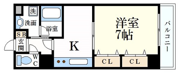 兵庫駅 徒歩5分 4階の物件間取画像